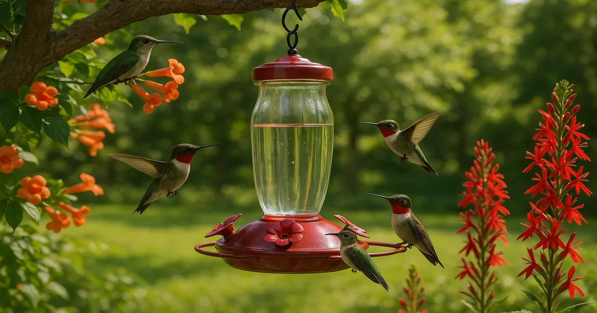 Why So Many Hummingbirds at Your Feeder? What's Normal